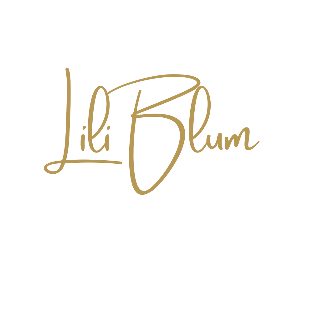 Lili Blum Kunstatelier - Wo Kreativität lebendig wird. Logo mit Schriftzug: Lili Blum Kunstatelier - Wo Kreativität lebendig wird.